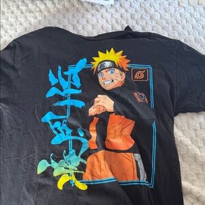 Black Naruto Graphic T-Shirt